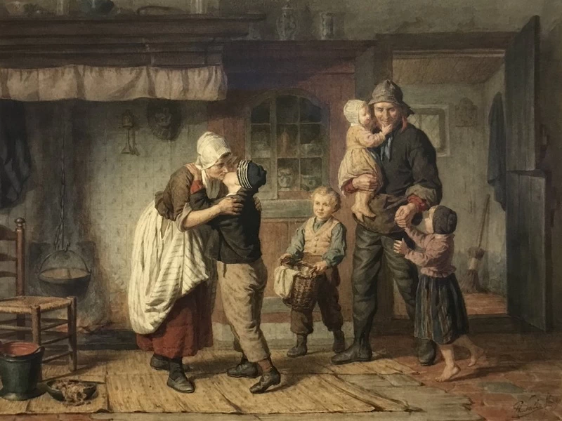 1837-Philip Lodewijk Jacob Frederik Sadée - Ritorno a casa